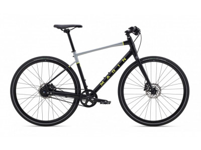 Marin Presidio 3 28 bicycle, black/grey/yellow