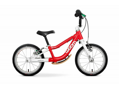 woom 1 Plus 14 children's balance bike, red