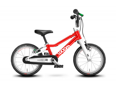 Woom 2 14, detský bicykel, red