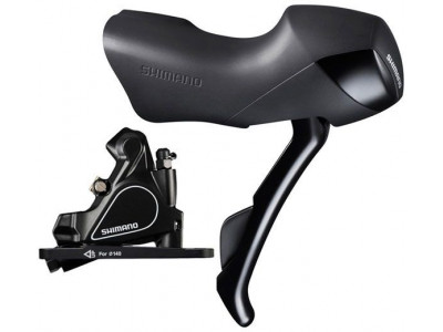 Shimano ST-RS405 / BR-RS405 right gear and brake lever + caliper 160 mm FlatMount, 1700 mm