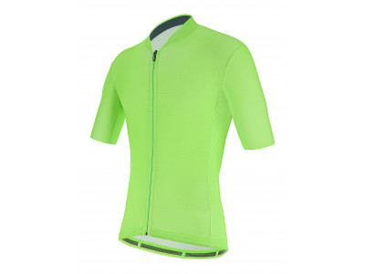 Męska koszulka rowerowa Santini COLORE JERSEY w kolorze Flashy Green