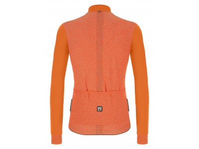 Santini Colore Winter jersey, fluo orange
