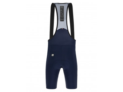 Santini TONO DINAMO Shorts mit Trägern, Nautica Blue