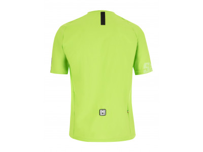 Koszulka rowerowa Santini Sasso w kolorze jaskrawozielonej