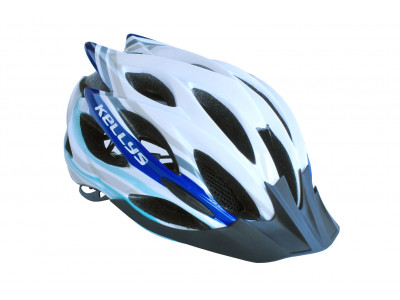 Kellys helmet Dynamic white/blue-arctic M/L