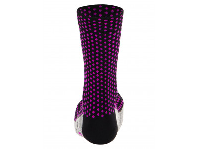 Santini Sfera Medium ponožky, čierna/fialová