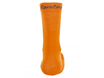 Santini WOOL socks, Fluo Orange