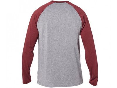 Fox Tournament Tech Tee men&#39;s t-shirt long sleeve gray / red