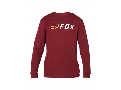 Męski t-shirt z długim rękawem Fox Apex Ls Tee Cranberry