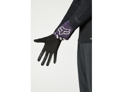Męskie rękawiczki rowerowe Fox Flexair długie Dark Purple