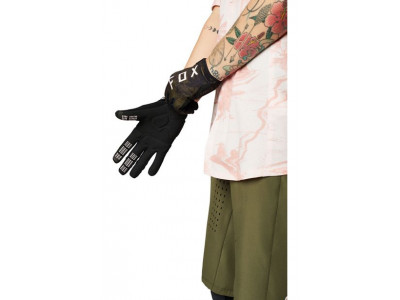 Mănuși lungi pentru femei Fox W Ranger Gel, verde măsline