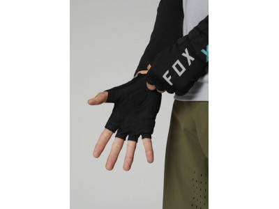 Krótkie rękawiczki damskie Fox W Ranger Gel w kolorze czarnym