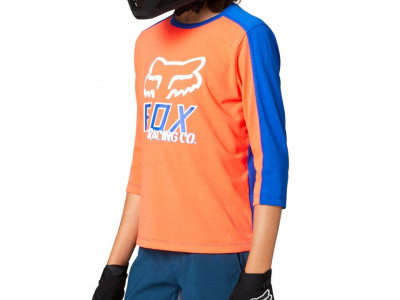 Fox Youth Ranger Dr Ys 3/4 Jersey children&#39;s t-shirt with 3/4 sleeves Atomic Punch