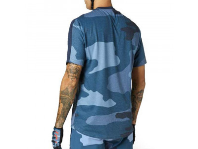 Tricou pentru bărbați Fox Ranger Dr SS cu mânecă scurtă Blue Camo