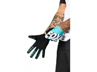 Fox Ranger Gel men&#39;s long Teal gloves