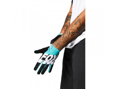 Fox Ranger Gel men&#39;s long Teal gloves