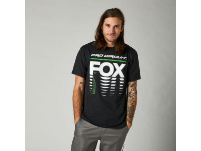 Tricou pentru bărbați Fox Pro Circuit cu mânecă scurtă Negru