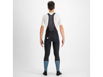Sportowe spodnie na szelkach CLASSIC w kolorze czarno-niebieskim