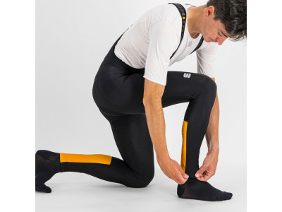 Pantaloni Sportful CLASSIC cu bretele negru/auriu