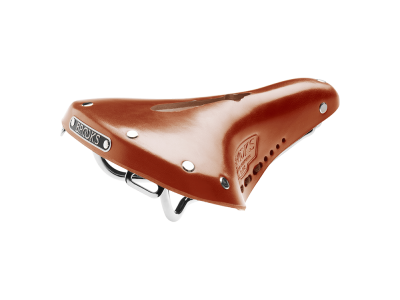Brooks B17 Carved Short, honey
