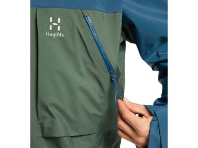 Haglöfs Vassi Touring GTX jacket, green/blue