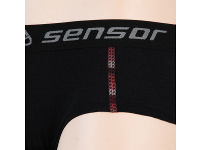 Pantaloni dama Sensor Merino Air, negri