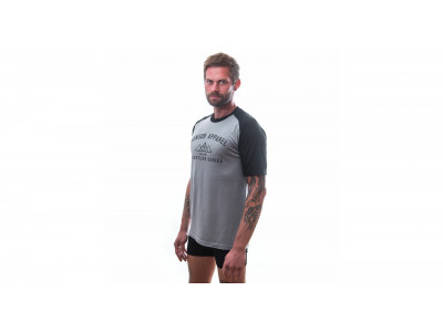 Sensor Merino Active Pt Adventure T-shirt, grey/black