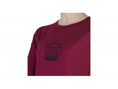 Sensor Merino Active Pt Mug women&#39;s t-shirt, lilac