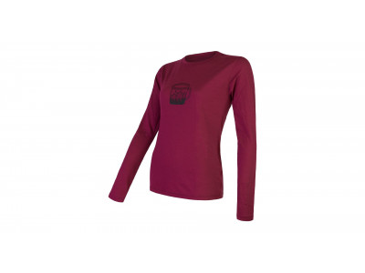 Sensor Merino Active Pt Mug women&amp;#39;s t-shirt, lilac