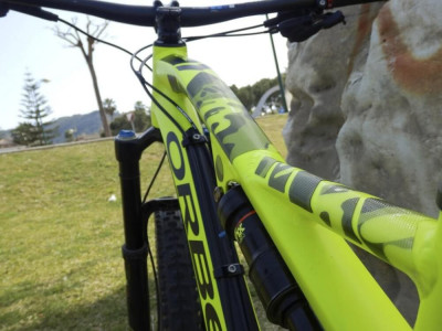 All Mountain Style Basic protective stickers on the frame, camo