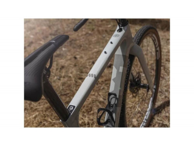 All Mountain Style Gravel/Road protective stickers on the frame, clear silver