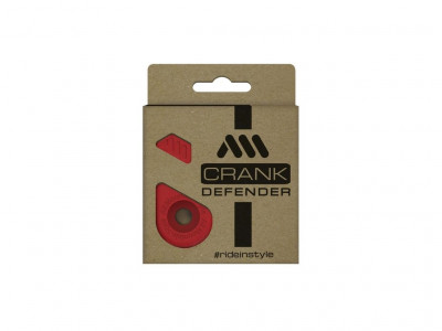 All Mountain Style protective caps for cranks, red
