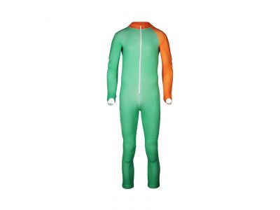 POC Skin GS jumpsuit, Emerald Green/Zinc Orange