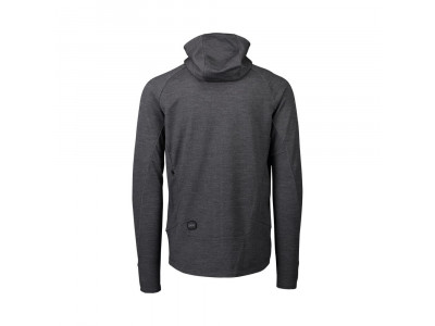 POC Merino Zip Hood sweatshirt, sylvanite gray melange