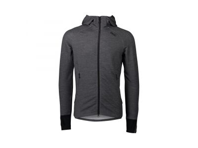 POC Merino Zip Hood sweatshirt, sylvanite gray melange, XXL