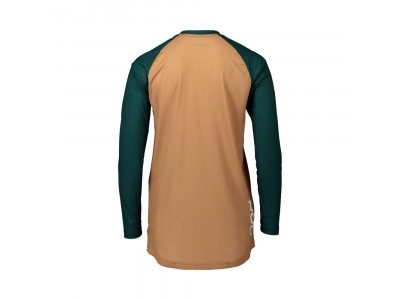 POC Pure damska koszulka rowerowa, moldanite green/aragonite brown