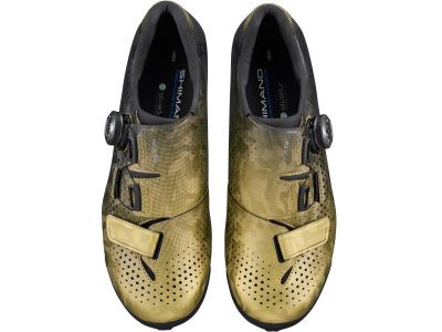 Shimano SH-RX800 women's cycling shoes, gold
