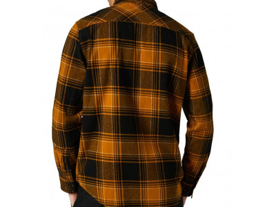 Fox Traildust 2.0 Flannel men&#39;s shirt long sleeve gold