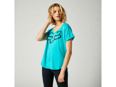 Damski t-shirt Fox Boundary w kolorze aqua greenm