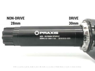 Praxis Works Alba X DM cranks, 175 mm, 1x12, 40T