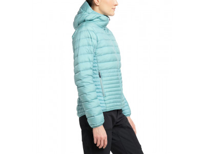 Jachetă de damă Haglöfs Micro Nordic Down Hood, albastru îngheț
