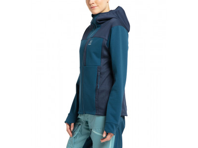 Haglöfs Vassi Mid Hood women&#39;s sweatshirt, blue