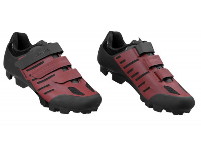 FORCE MTB Tempo cycling shoes, burgundy