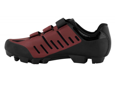 FORCE MTB Tempo cycling shoes, burgundy