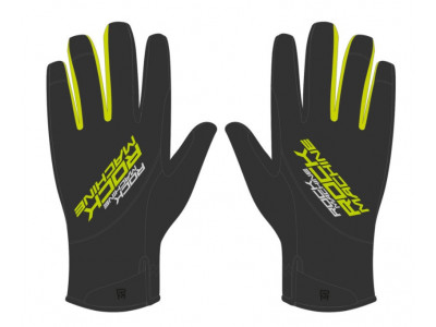 ROCK MACHINE rukavice WINTER RACE dlhoprsté čierno-zelené 