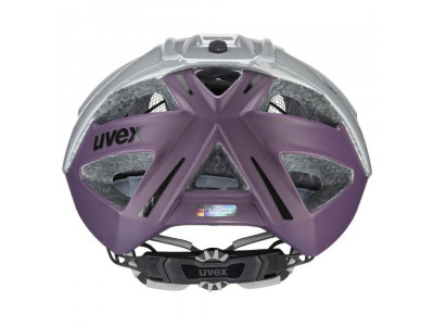 uvex Gravel X helmet, rhino/plum