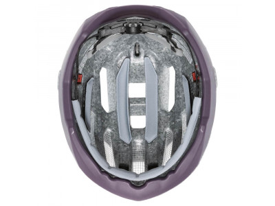 uvex Gravel X helmet, rhino/plum