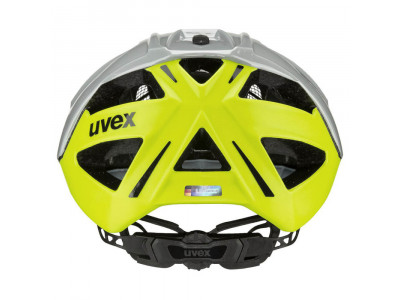 uvex Gravel X helmet, rhino/neon yellow