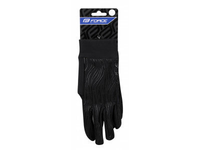 FORCE Tiber rukavice, čierna