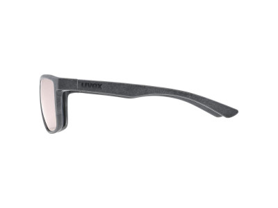 uvex lgl Ocean 2 P szemüveg, fekete matt/tükörrózsa